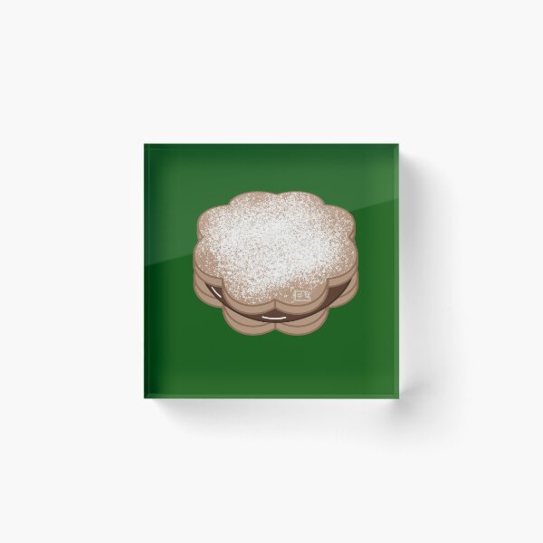 Item preview, Delicious cookie with chocolate filling and icing sugar on the top designed and sold by ghostflowerl.