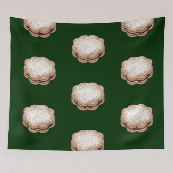 Item preview, Delicious cookie with chocolate filling and icing sugar on the top designed and sold by ghostflowerl.