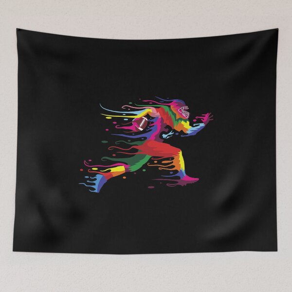 Item preview, football player fast running designed and sold by salman4747.