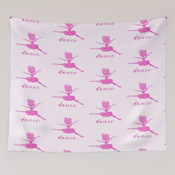 Item preview, DANCE Ballerina - Pink Background designed and sold by PawsitiveMum.