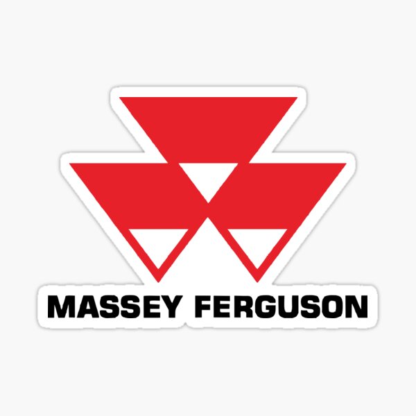 MEILLEUR VENDEUR - Massey Ferguson Logo Merchandise Sticker