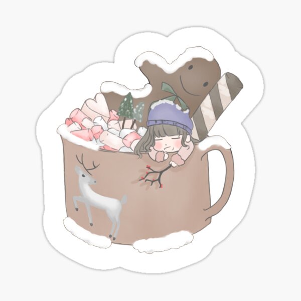 Christmas mug Sticker