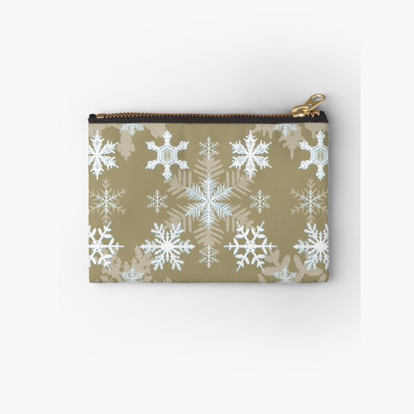 Item preview, Snowflakes pattern 1 in gold designed and sold by FatSlugDesigns.