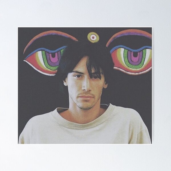 Artikel-Vorschau von Junges Keanu Reeves Hippie-Auge, designt und verkauft von cupidchu.