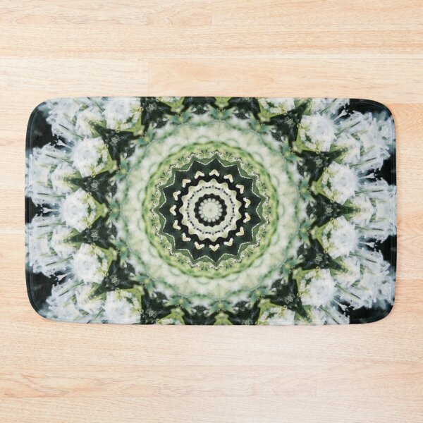 Item preview, Snow crystal fractal blue and grewn designed and sold by Digibee.