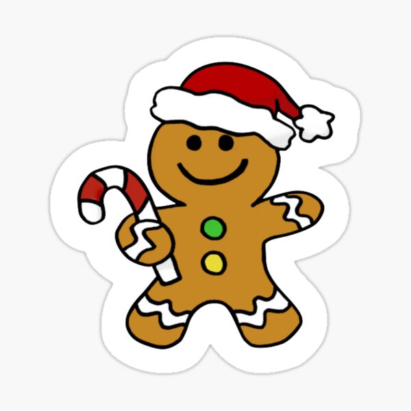Gingerbread man Sticker
