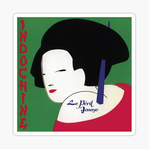 indochine jaune japonais 2021 tiang Sticker