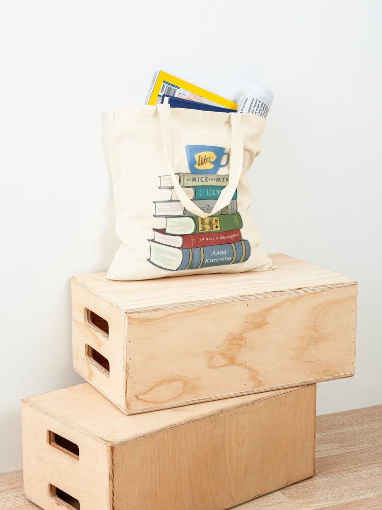 Alternate view of gilmore girls Rory's Books Tote Bag