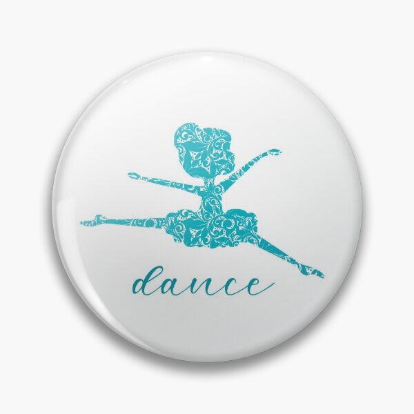 Item preview, DANCE Ballerina - Aqua with White Background designed and sold by PawsitiveMum.