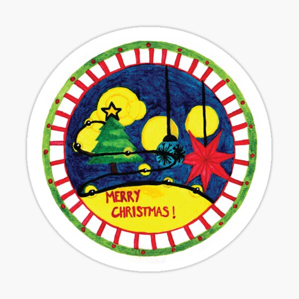 Merry Christmas Sticker