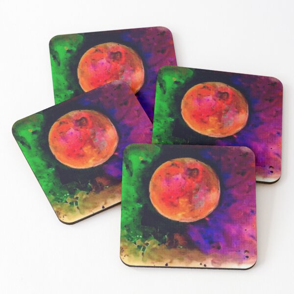 Item preview, Space painting colorful planet designed and sold by horseaddicted.