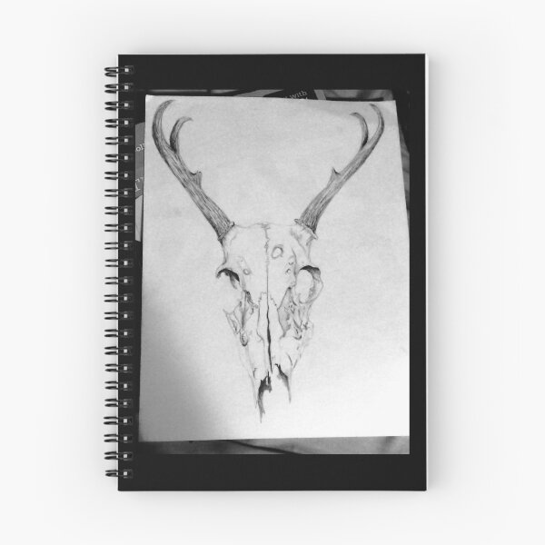 Item preview, deer skull sketch designed and sold by haylrich.