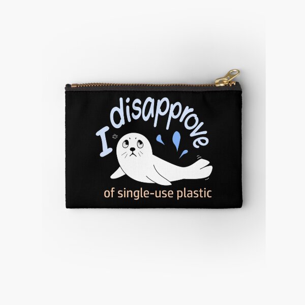 Item preview, Single Use Plastic - Seal of Disapproval designed and sold by nutmegfairy.