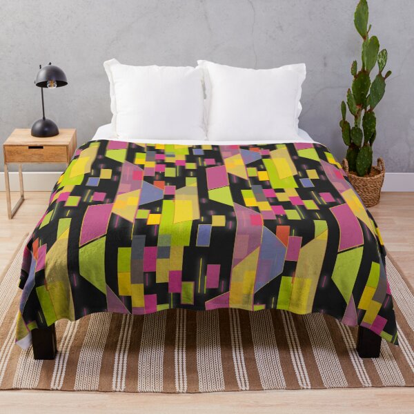 Neon Glass Throw Blanket