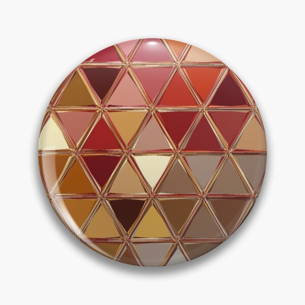 Item preview,  Geometric shapes-triangle-plastic- red and gold shades . designed and sold by wiwiart.