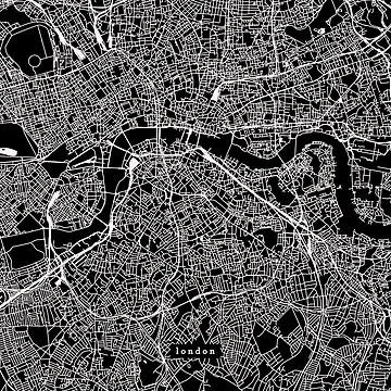 Artwork thumbnail, London City Map by RuumService