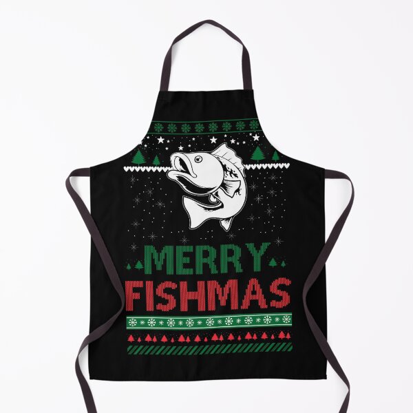 Item preview, MERRY FISHMAS UGLY FISHING CHRISTMAS BASS FISH designed and sold by BuynPose.
