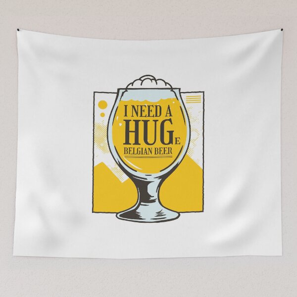 Item preview, I Need Huge Belgian Beer designed and sold by aliisik.