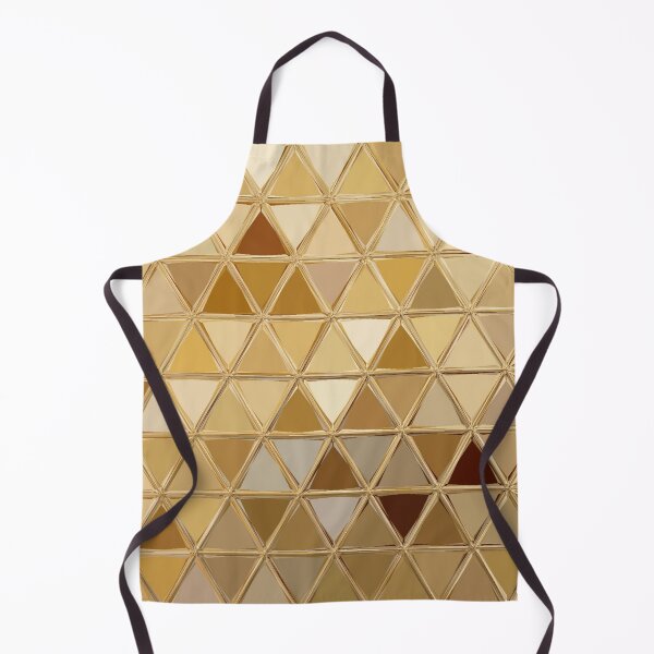 Item preview, Geometric shapes-triangle-plastic- gold shades . designed and sold by wiwiart.