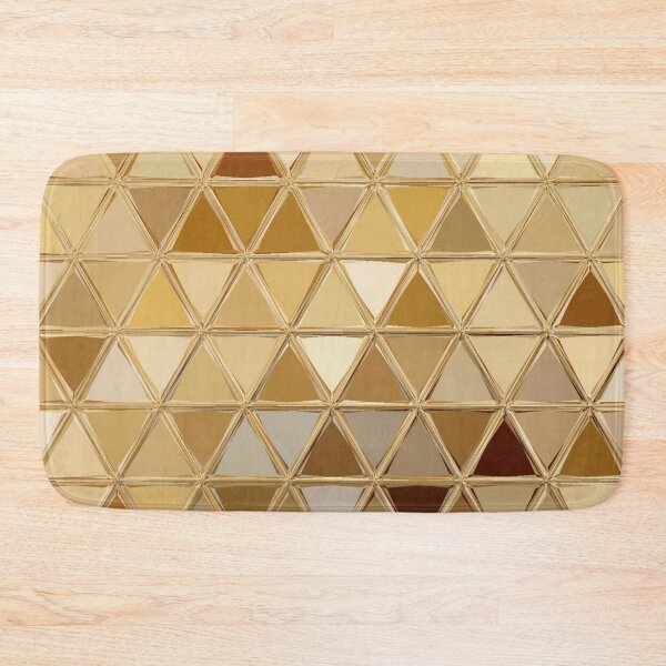 Item preview, Geometric shapes-triangle-plastic- gold shades . designed and sold by wiwiart.