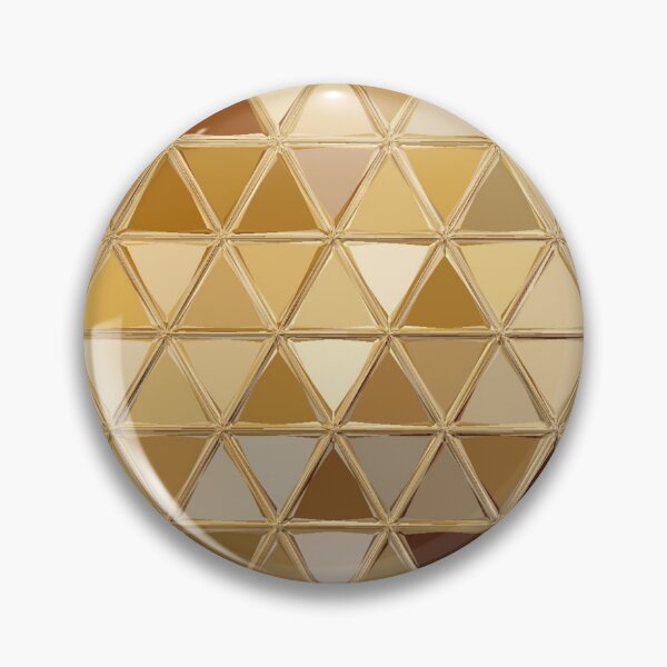 Item preview, Geometric shapes-triangle-plastic- gold shades . designed and sold by wiwiart.
