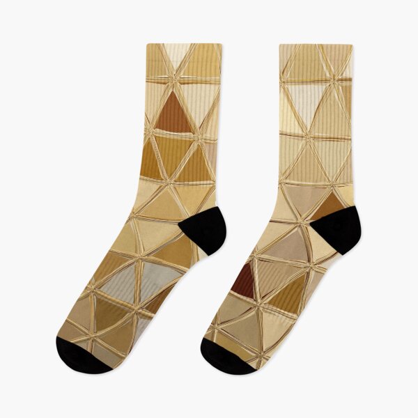 Item preview, Geometric shapes-triangle-plastic- gold shades . designed and sold by wiwiart.