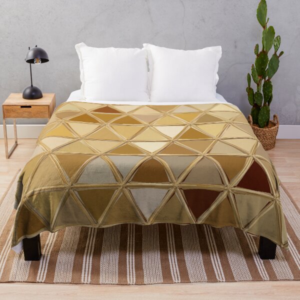 Item preview, Geometric shapes-triangle-plastic- gold shades . designed and sold by wiwiart.