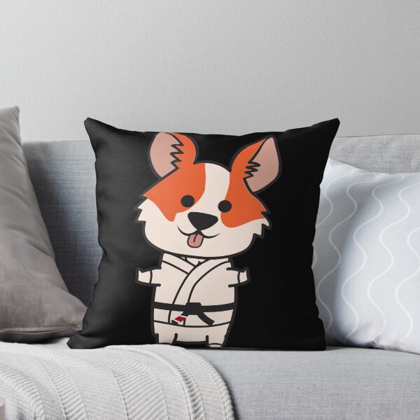 Item preview, corgi jiujitsu en negro designed and sold by Christopher Cortez.