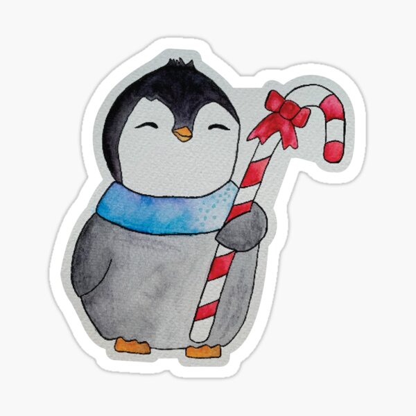 Christmas penguin Sticker