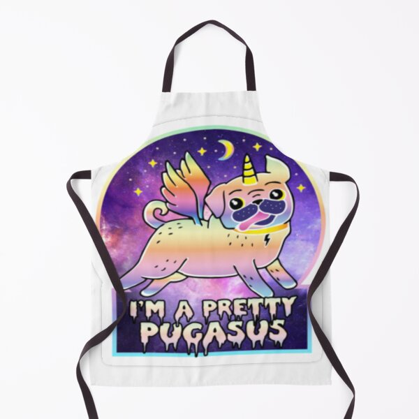Item preview, Pretty Pug Pegasus  designed and sold by TimeforGlow.