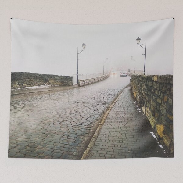 Item preview, Misty bridge leading to nowhere designed and sold by helenkaiy.