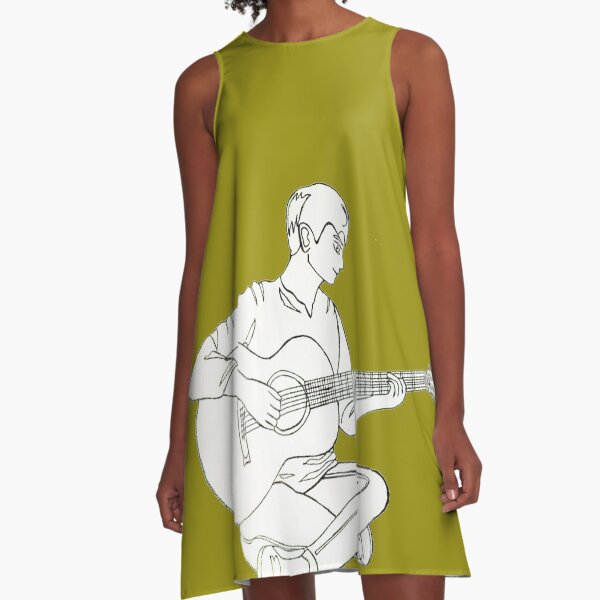 Twanging Instrumentalist A-Line Dress