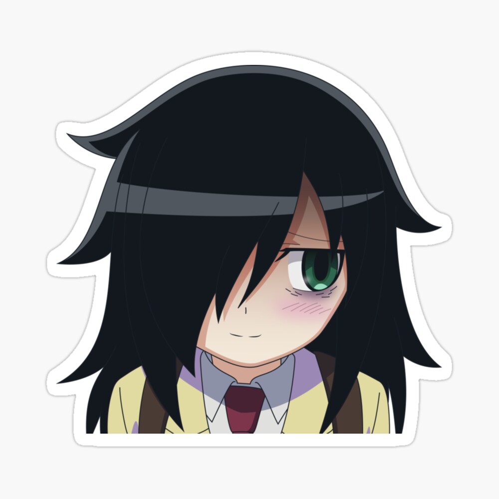 Vinilo para portátil for Sale con la obra «Watamote - Tomoko» de WiccanLuna  | Redbubble