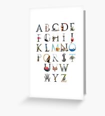Alphabet Greeting Card