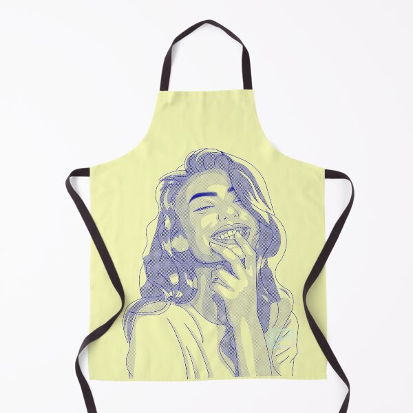 Item preview, Pretty girl smiling in halftone designed and sold by ghostflowerl.