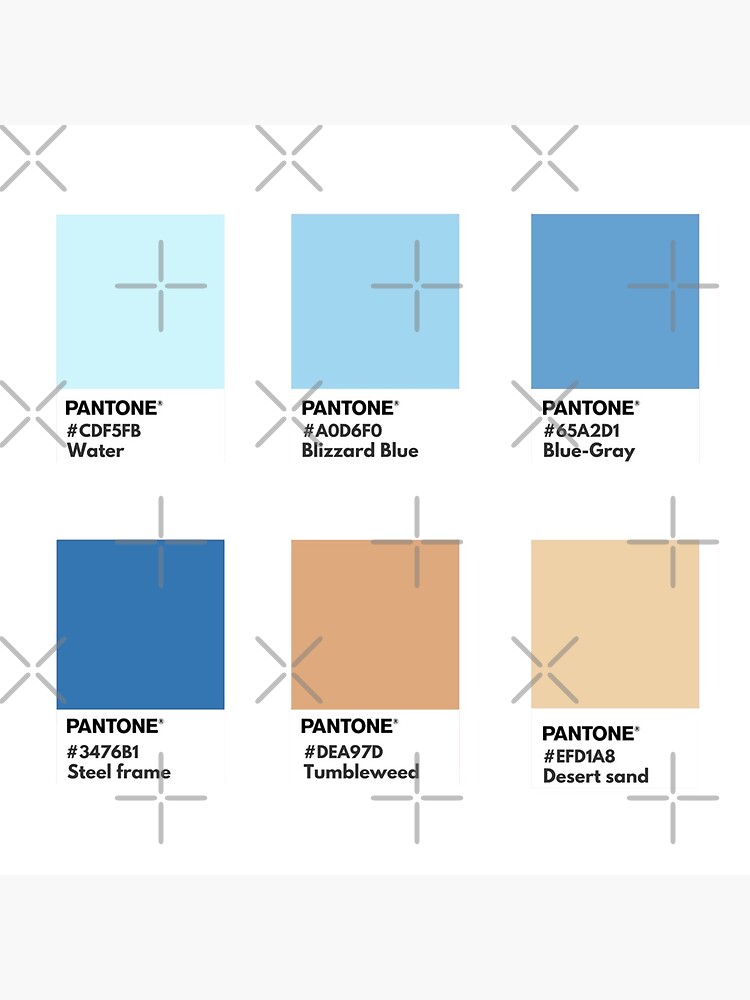 Dark blue gradient pantone color swatch Poster for Sale by softlycarol