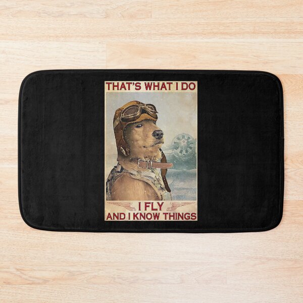 Item preview, Golden Retriever Pilot That's What I Do I Fly And I Know Things designed and sold by DebraGiftShop.