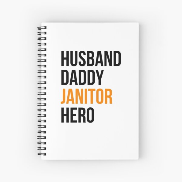 janitor gifts Spiral Notebook