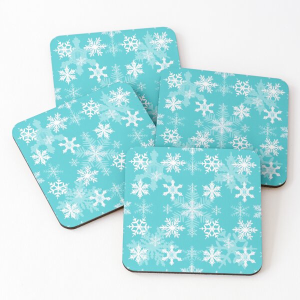Item preview, Snowflakes pattern 1 in light blue designed and sold by FatSlugDesigns.