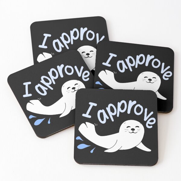 Item preview, I Approve. Seal of Approval designed and sold by nutmegfairy.