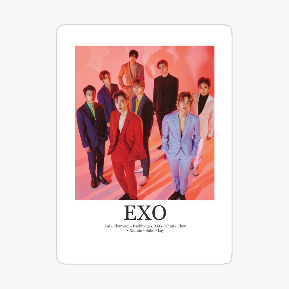 EXO minimalist poster