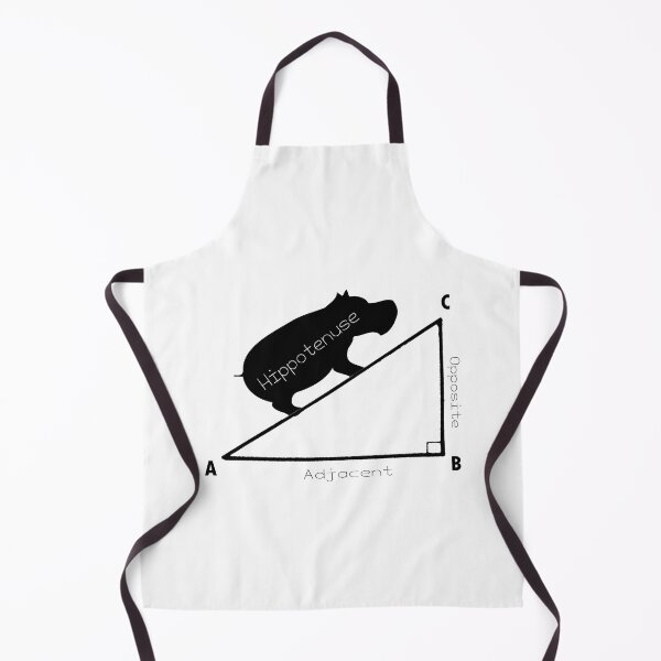 Item preview, Hippotenuse Hippopotamus triangle designed and sold by tshirt redbubble.
