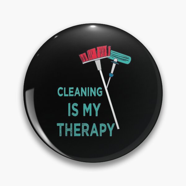 Item preview, Cleaning is My Therapy Housekeeping Humor  Funny Housework designed and sold by LANANIL.