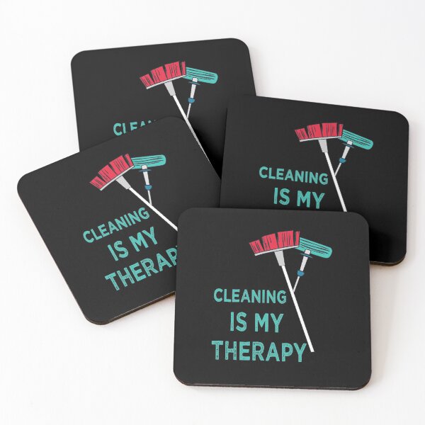 Item preview, Cleaning is My Therapy Housekeeping Humor  Funny Housework designed and sold by LANANIL.