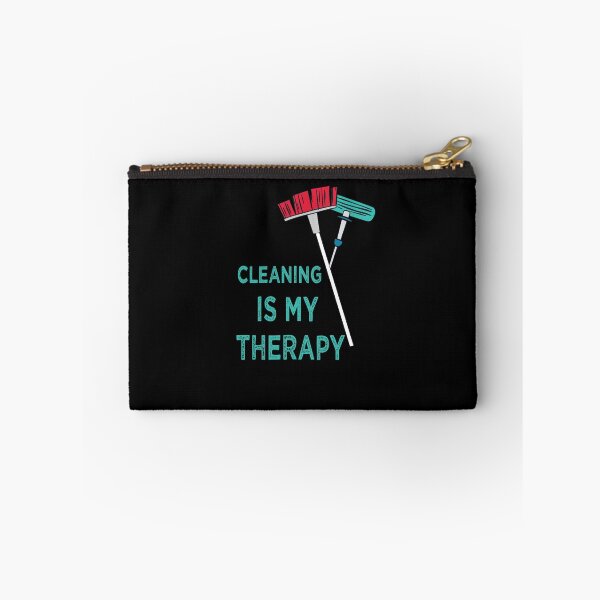 Item preview, Cleaning is My Therapy Housekeeping Humor  Funny Housework designed and sold by LANANIL.