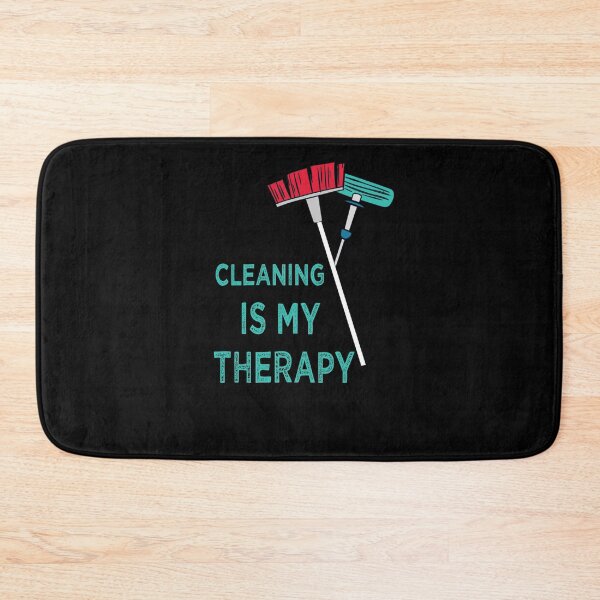 Item preview, Cleaning is My Therapy Housekeeping Humor  Funny Housework designed and sold by LANANIL.