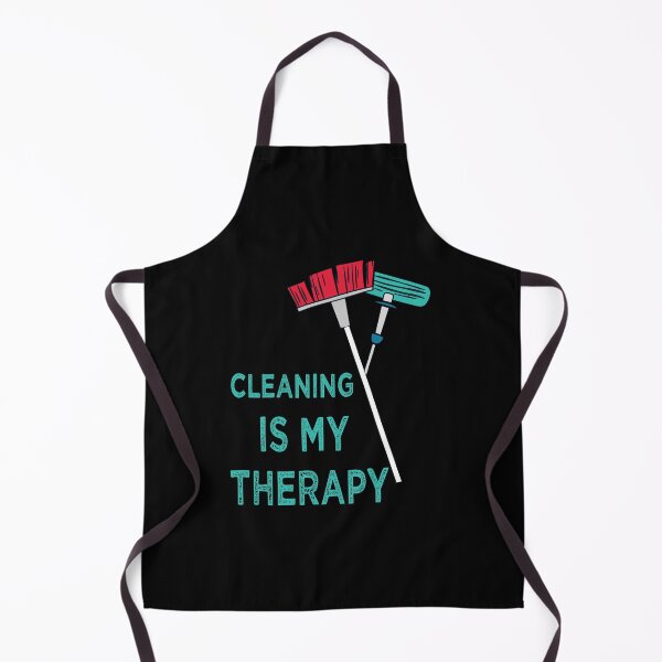 Item preview, Cleaning is My Therapy Housekeeping Humor Funny Housework designed and sold by LANANIL.