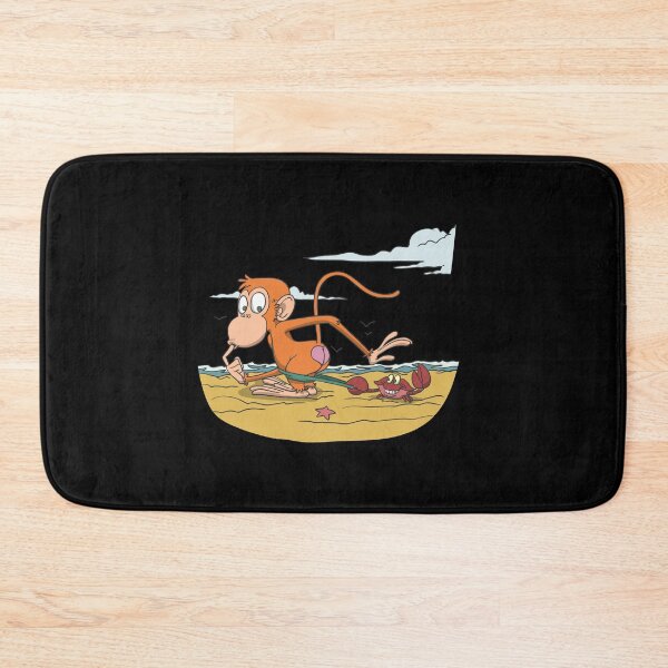 Item preview, Monkey on the beach with crab designed and sold by Monkey Ful.