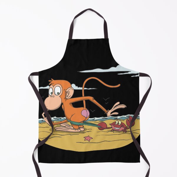 Item preview, Monkey on the beach with crab designed and sold by Monkey Ful.