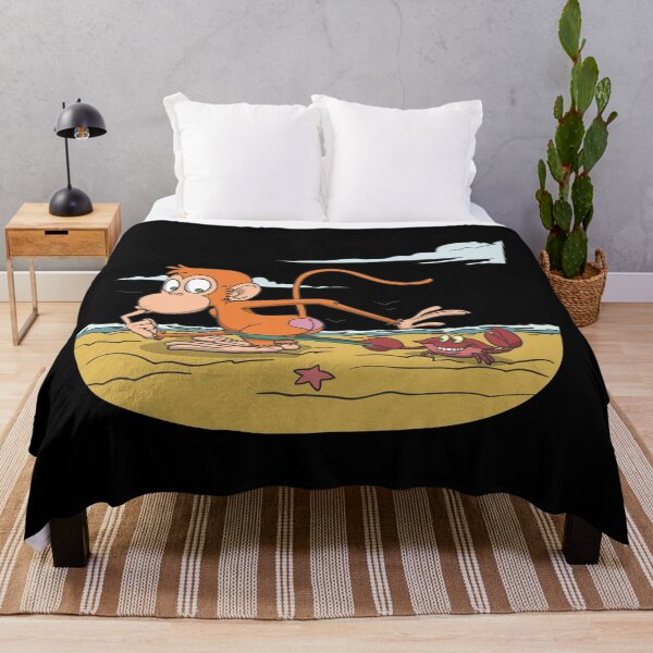 Item preview, Monkey on the beach with crab designed and sold by Monkey Ful.